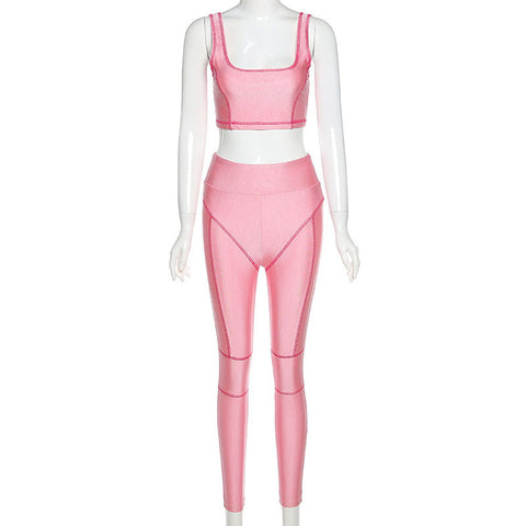 Women's Fashion Tight Yoga Clothes Suit